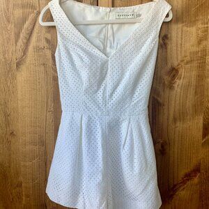 Romper white elegant